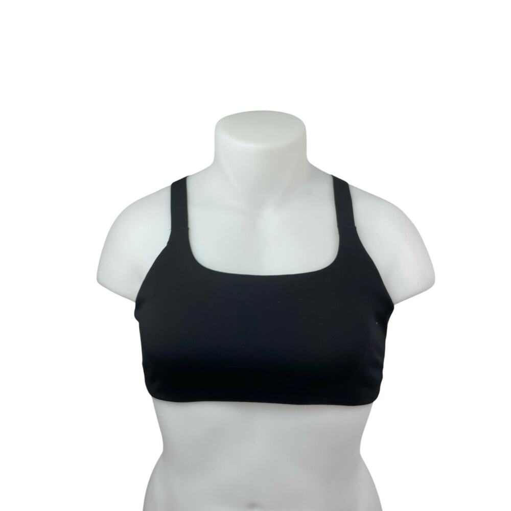 Lululemon Ultralu Black Sleeveless Athletic Activewear Sports Bra Tank Top Sz 12